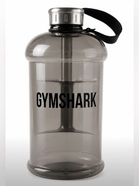 Gymshark Smoky Gray 2.2 Litre Hydration Bottle with Branded Carry Strap